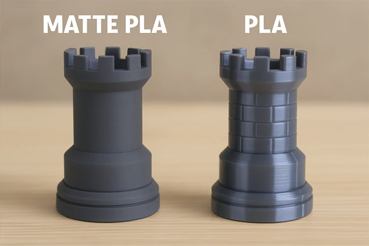 PLA Pro Matte vs PLA finishing