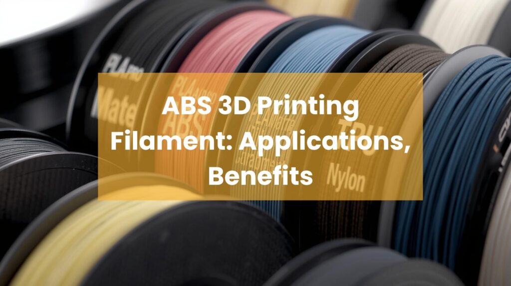 ABS 3D Printing Filament: Applications, Benefits