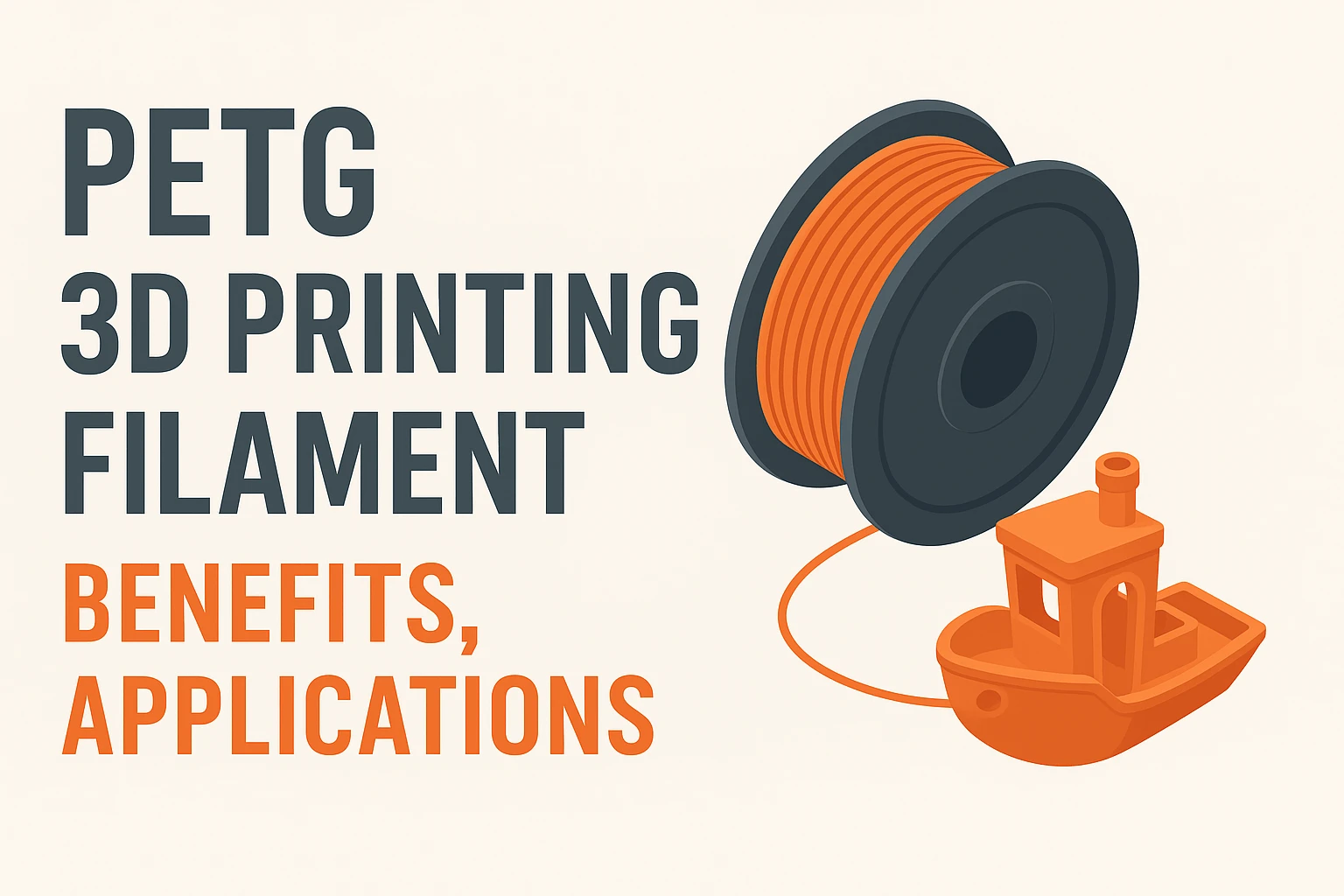 PETG 3D Printing Filament Benefits, Applications, and Pricing